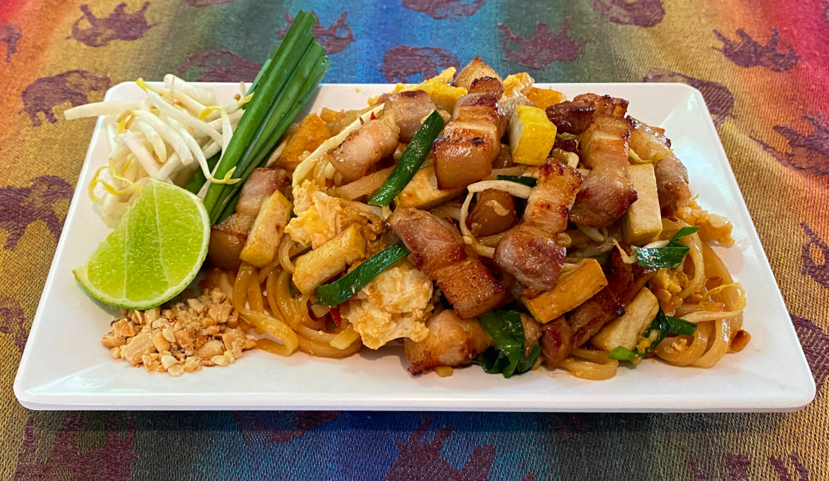 pork belly pad thai