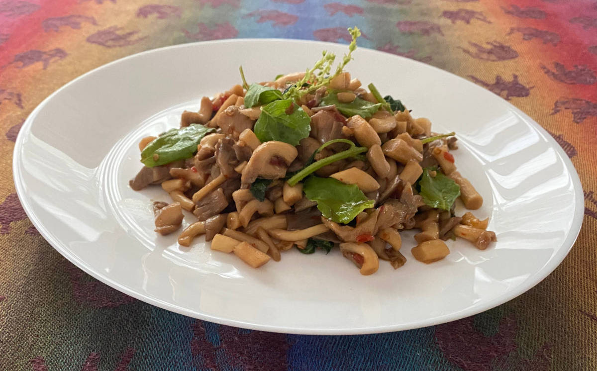basil mushroom