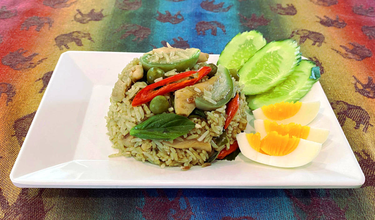 green curry fried rice